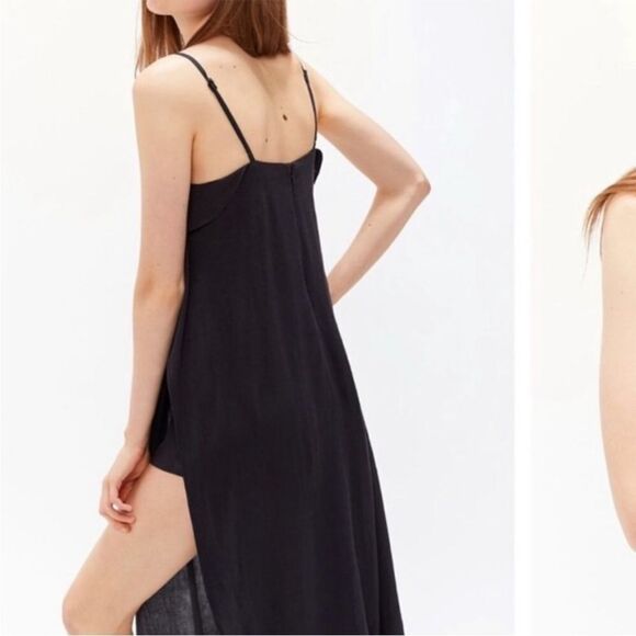 Urban outfitters oh la la high slit linen romper M - Picture 3 of 7